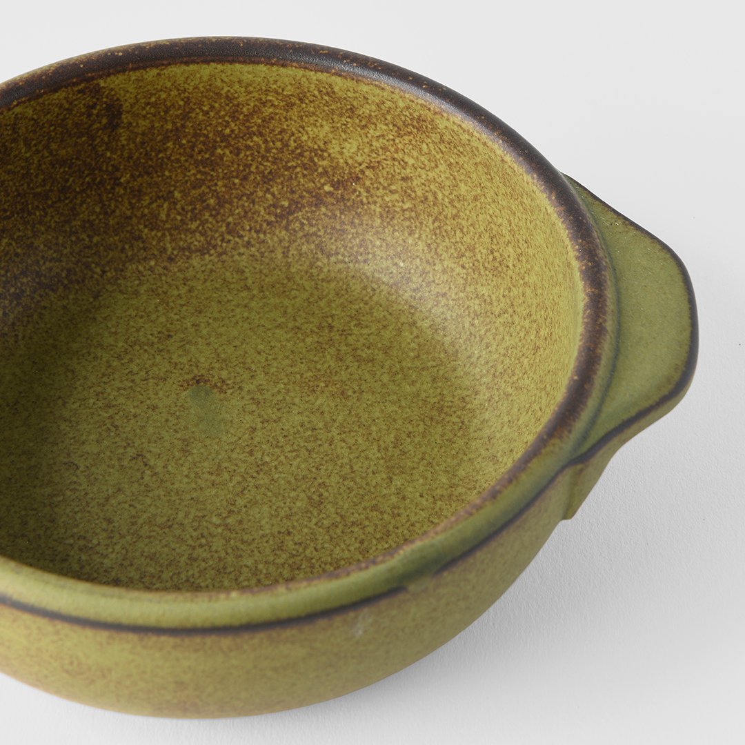 Ovenschaal DONABE 15 cm, groen, keramiek, MIJ