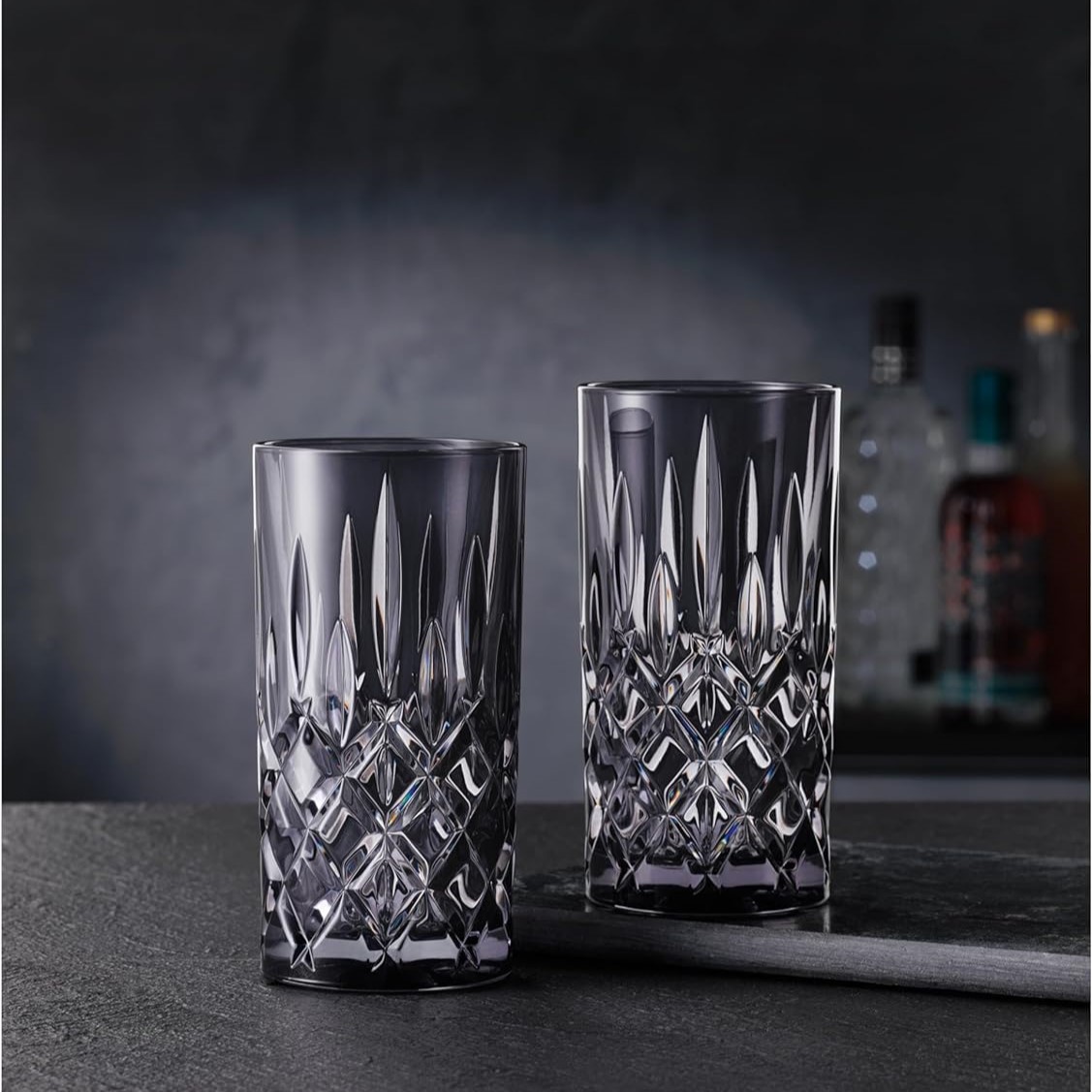 Longdrinkglas NOBLESSE COLORS 395 ml, set van 2 stuks, rook, Nachtmann