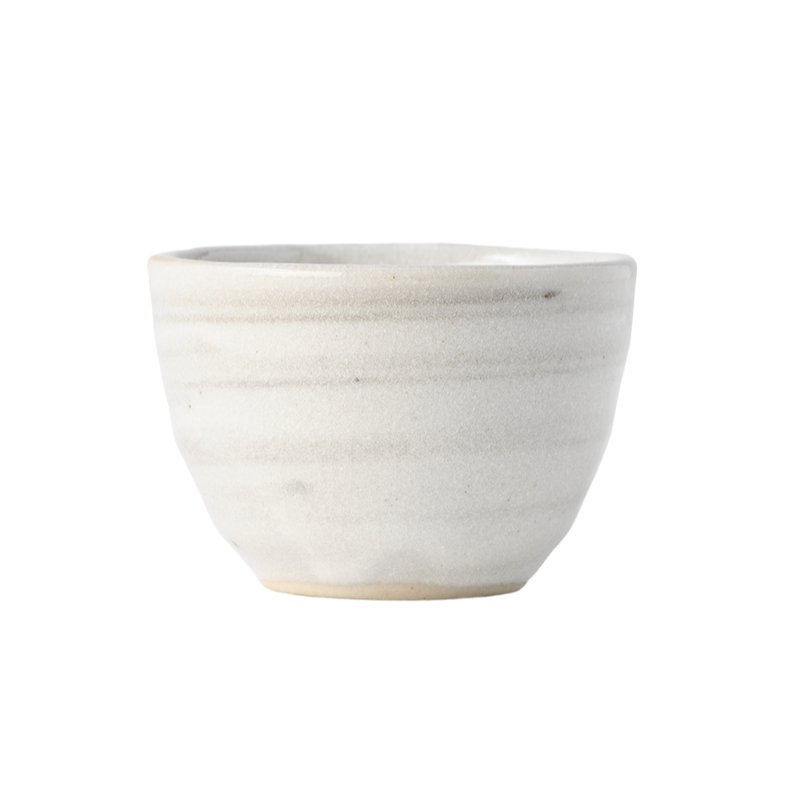 Sake-kopje 30 ml, wit, keramiek, MIJ
