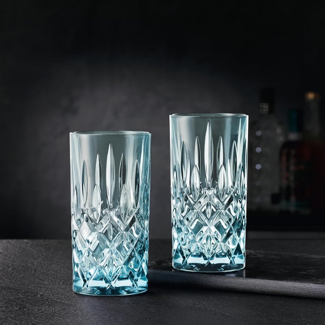 Longdrinkglas NOBLESSE FRESH COLORS 395 ml, set van 2 stuks, blauw, Nachtmann