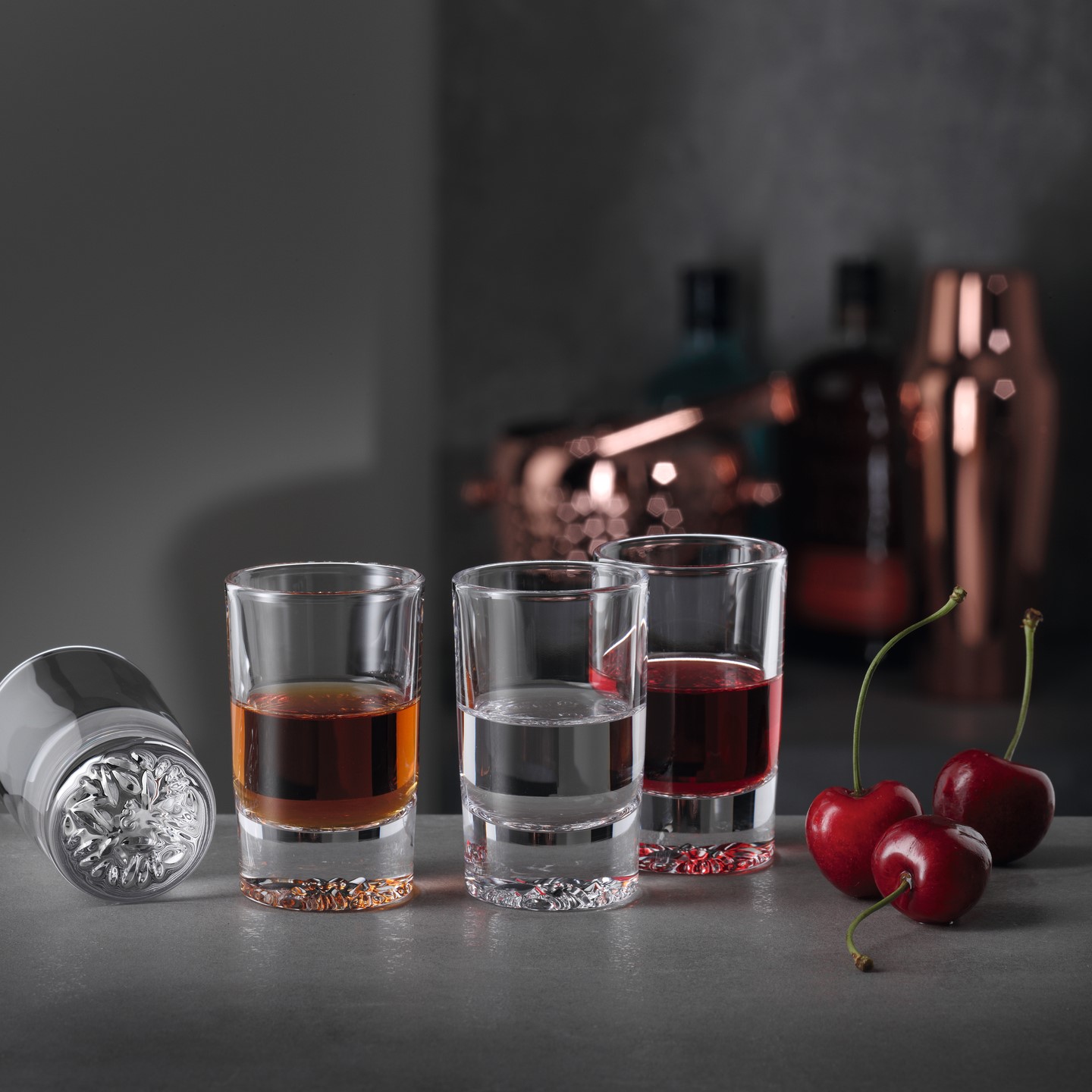 Shotglaasje LOUNGE 2.0 55 ml, set van 4 stuks, helder, Spiegelau