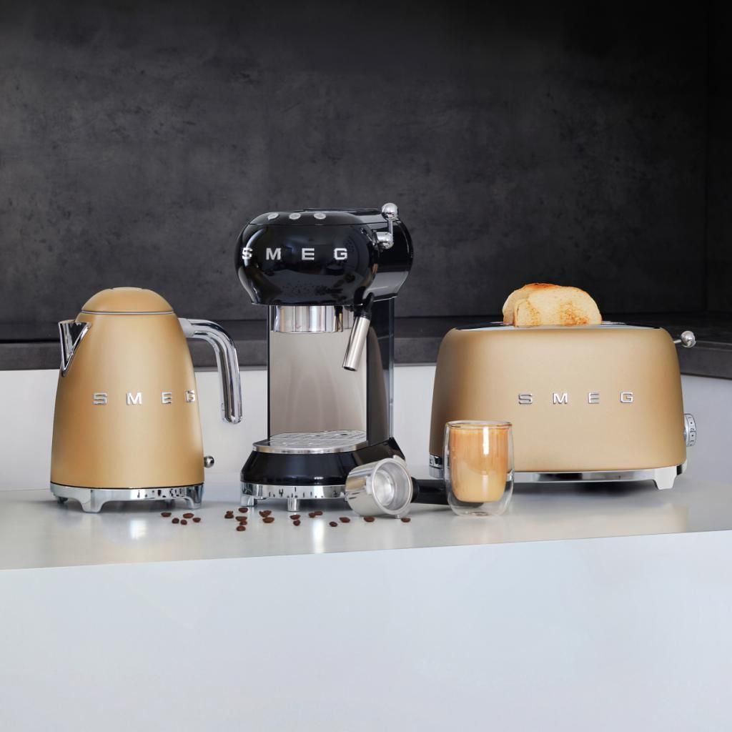 Broodrooster TSF01RDEU 2 sleuven, rood, Smeg