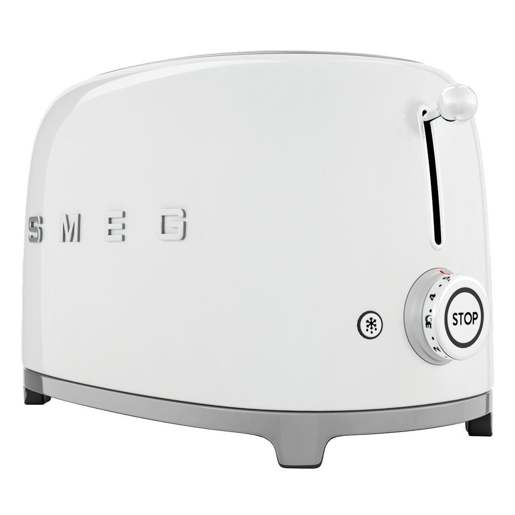 Broodrooster TSF01WHEU, 2 sleuven, wit, Smeg