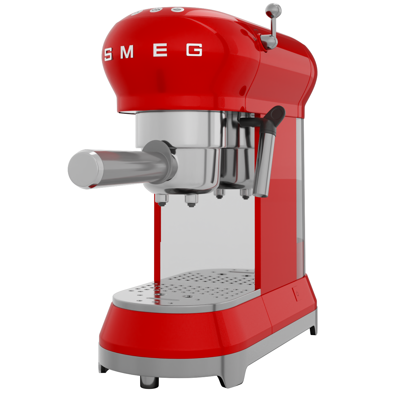 Semi-automatisch koffiezetapparaat ECF01RDEU, rood, Smeg