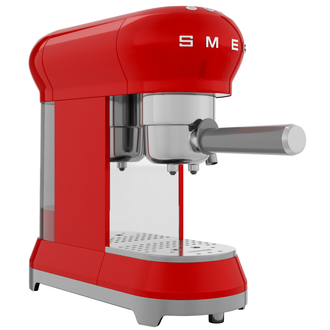 Semi-automatisch koffiezetapparaat ECF01RDEU, rood, Smeg