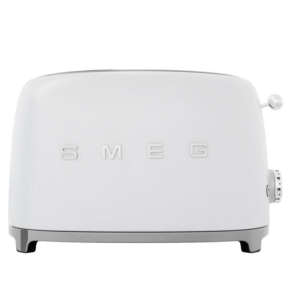 Broodrooster TSF01WHMEU, 2 sleuven, mat wit, Smeg