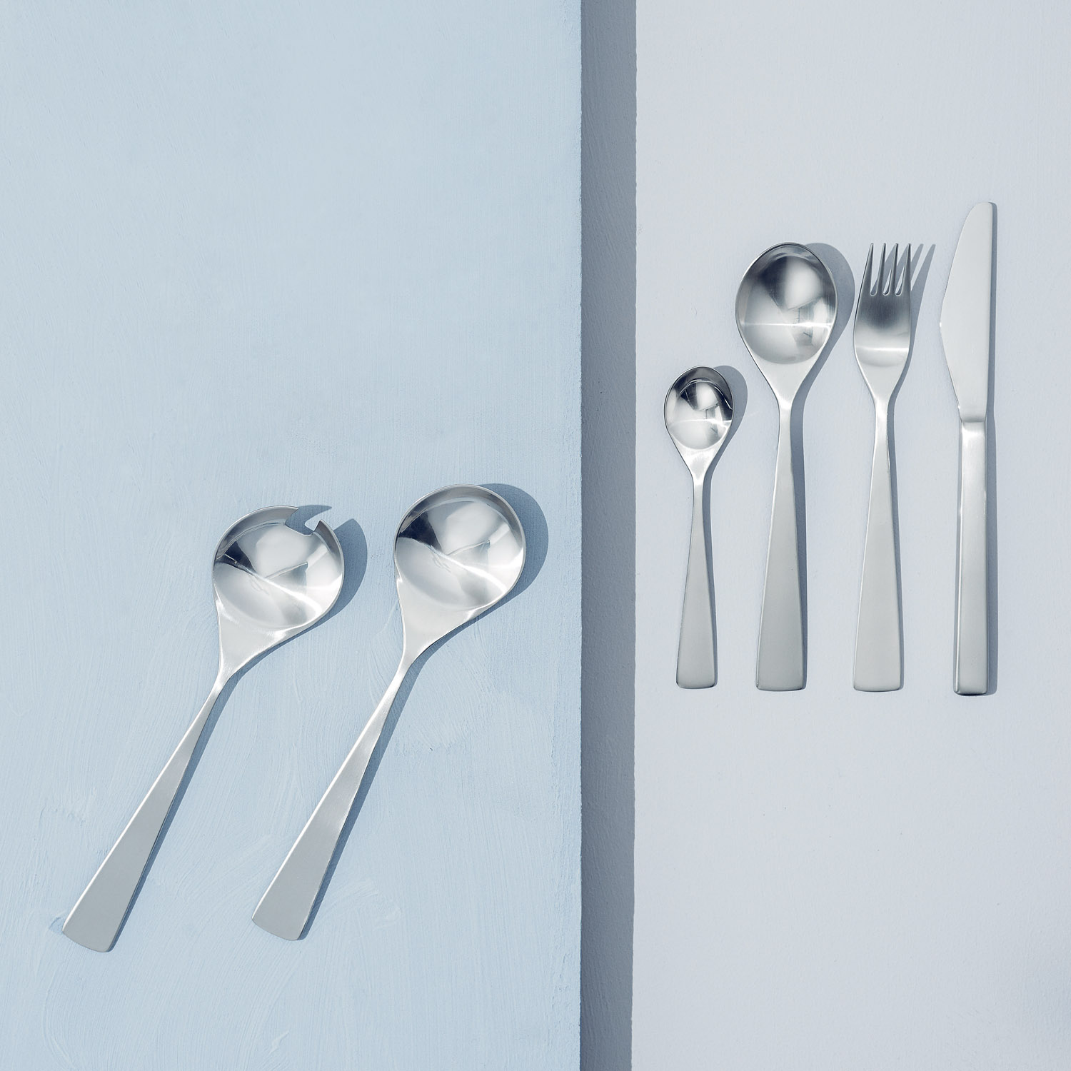 Slalepels (set) MAYA, 2-delig, staal, roestvrij staal, Stelton