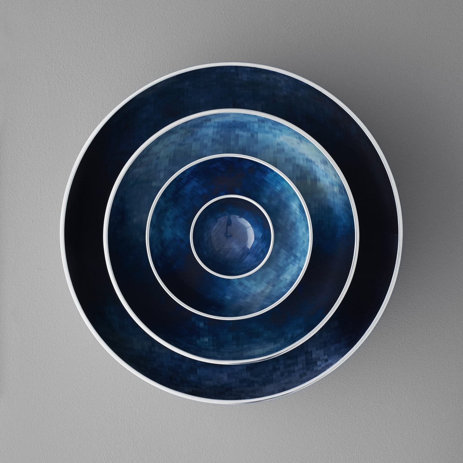 Eetkom STOCKHOLM HORIZON 10 cm, zilver, aluminium, Stelton
