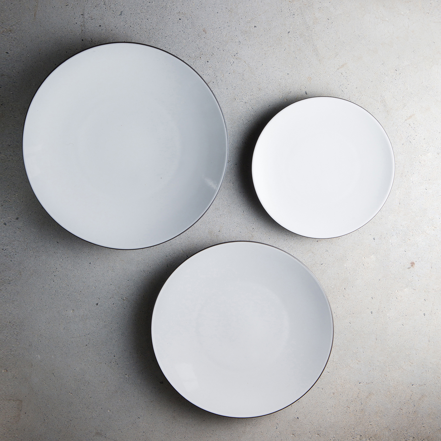 Voorgerechtbord EQUINOXE 16 cm, witte wolken, porselein, Revol