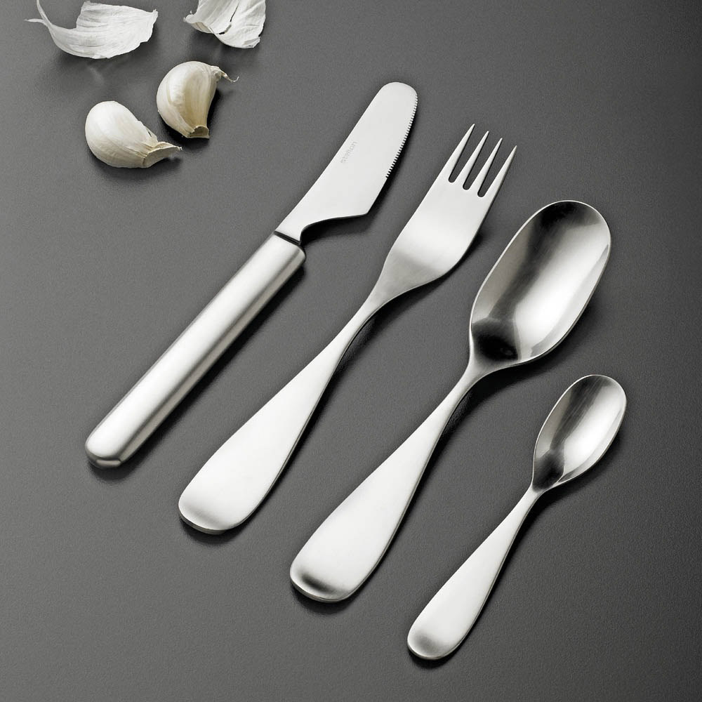 Tafelmes UNA 21 cm, zilver, roestvrij staal, Stelton