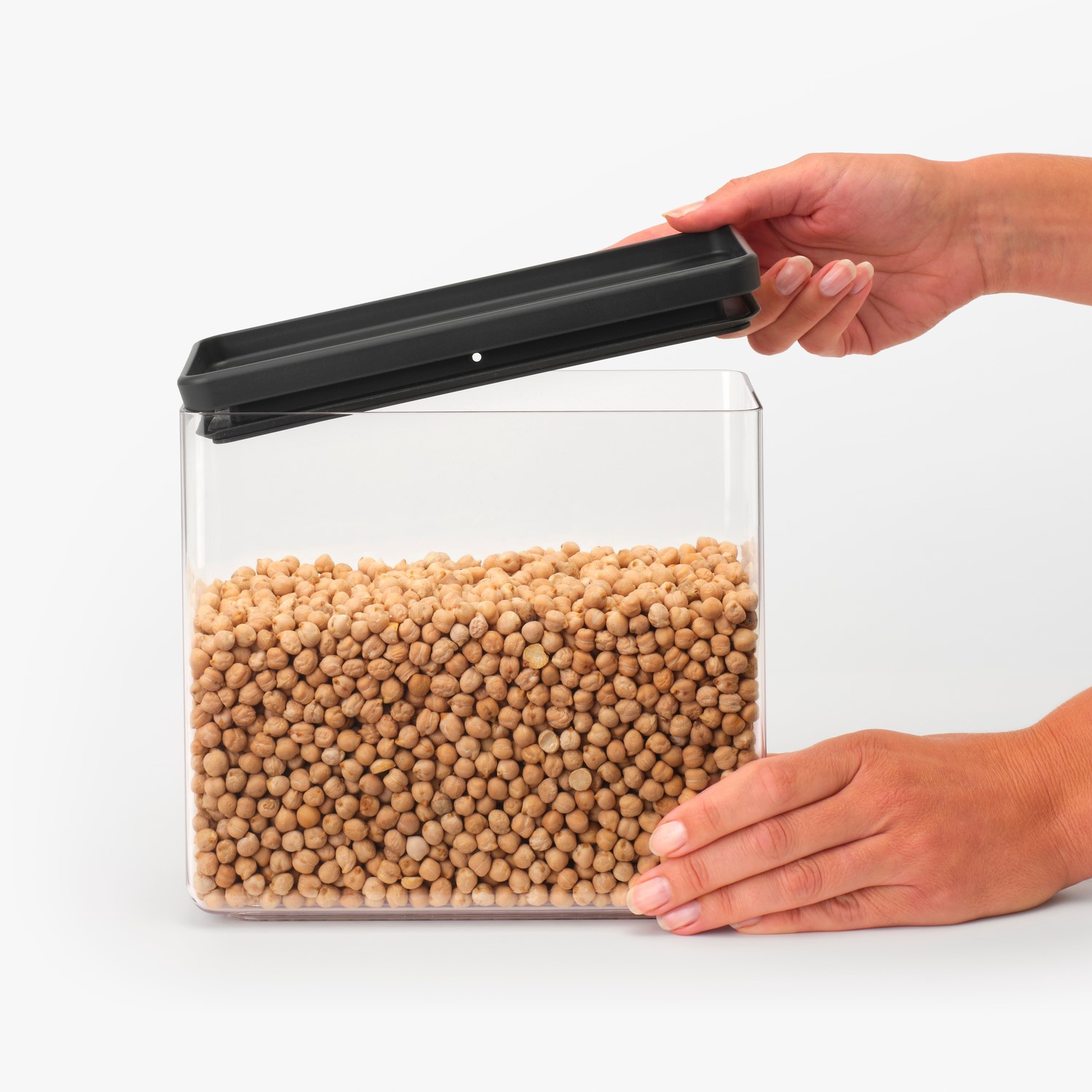 Voedselbewaarbakje TASTY PLUS 3,5 l, donkergrijs, kunststof, Brabantia