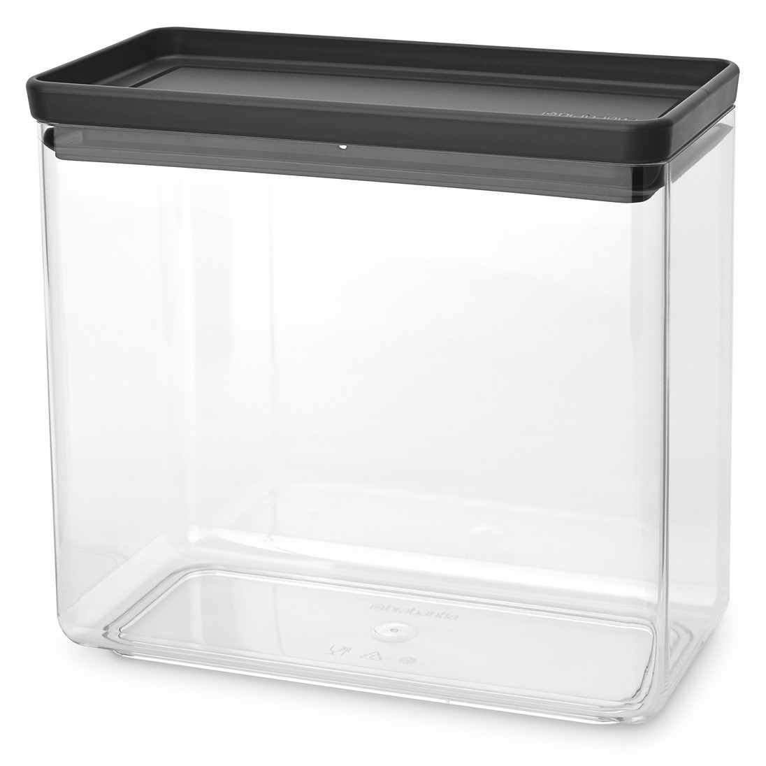 Voedselbewaarbakje TASTY PLUS 3,5 l, donkergrijs, kunststof, Brabantia