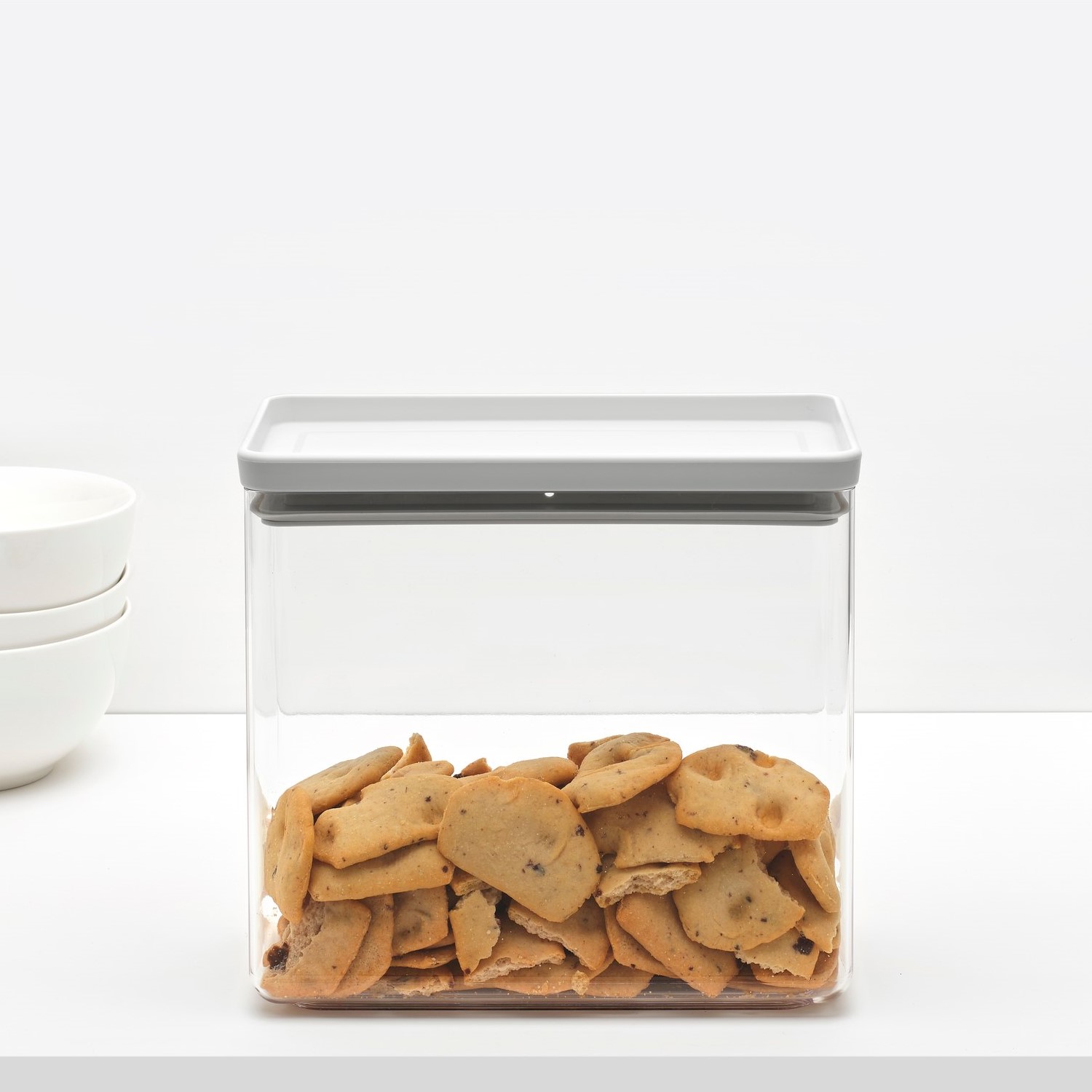 Voedselbewaarbakje TASTY PLUS 3,5 l, lichtgrijs, kunststof, Brabantia