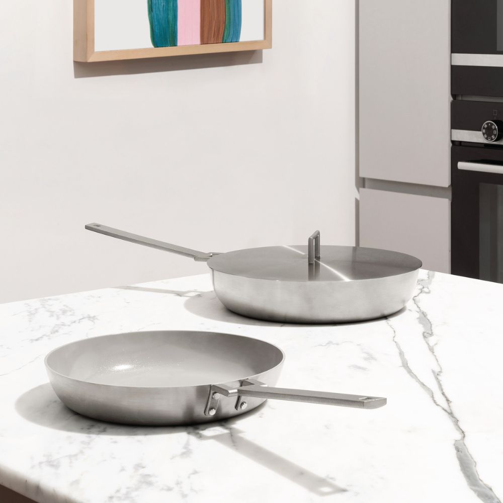 Sauteerpan CONVIVIO 28 cm, roestvrij staal, Alessi