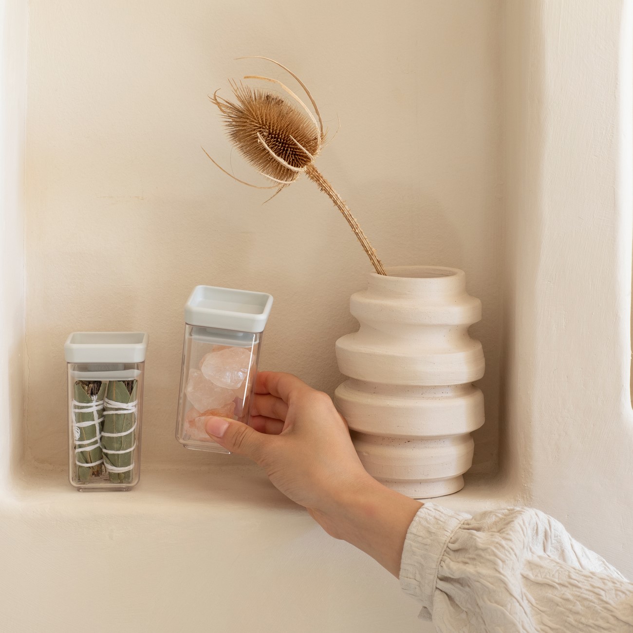 Voedselbewaarbakje (set) TASTY PLUS 150 ml, 2 stuks, lichtgrijs, Brabantia