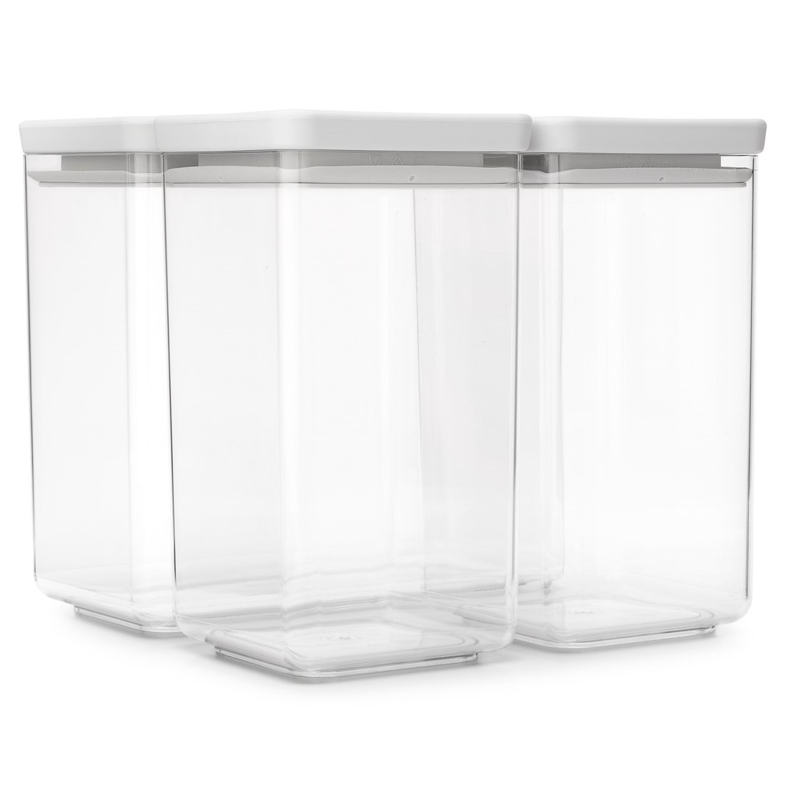 Voedselbewaarbakje (set) TASTY PLUS, 3-delig, lichtgrijs, Brabantia