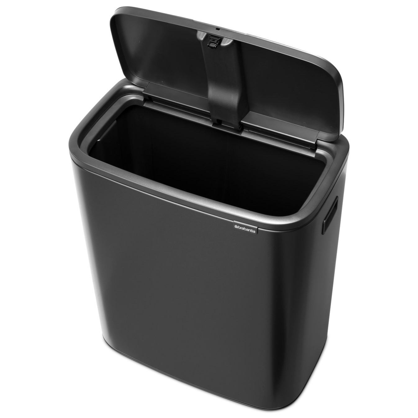 Touch prullenbak BO TOUCH BIN 60 l, confident grey, staal, Brabantia