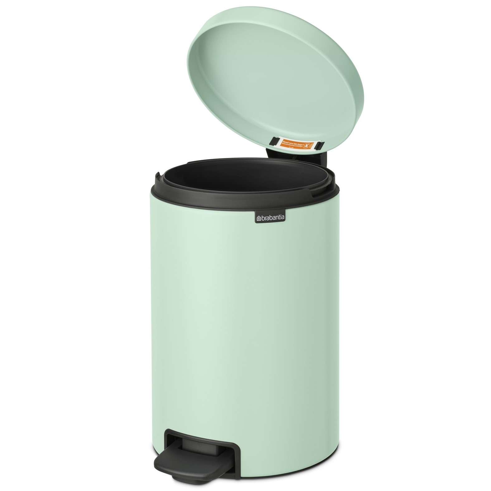 Pedaalemmer NEWICON 12 l, jadegroen, staal, Brabantia