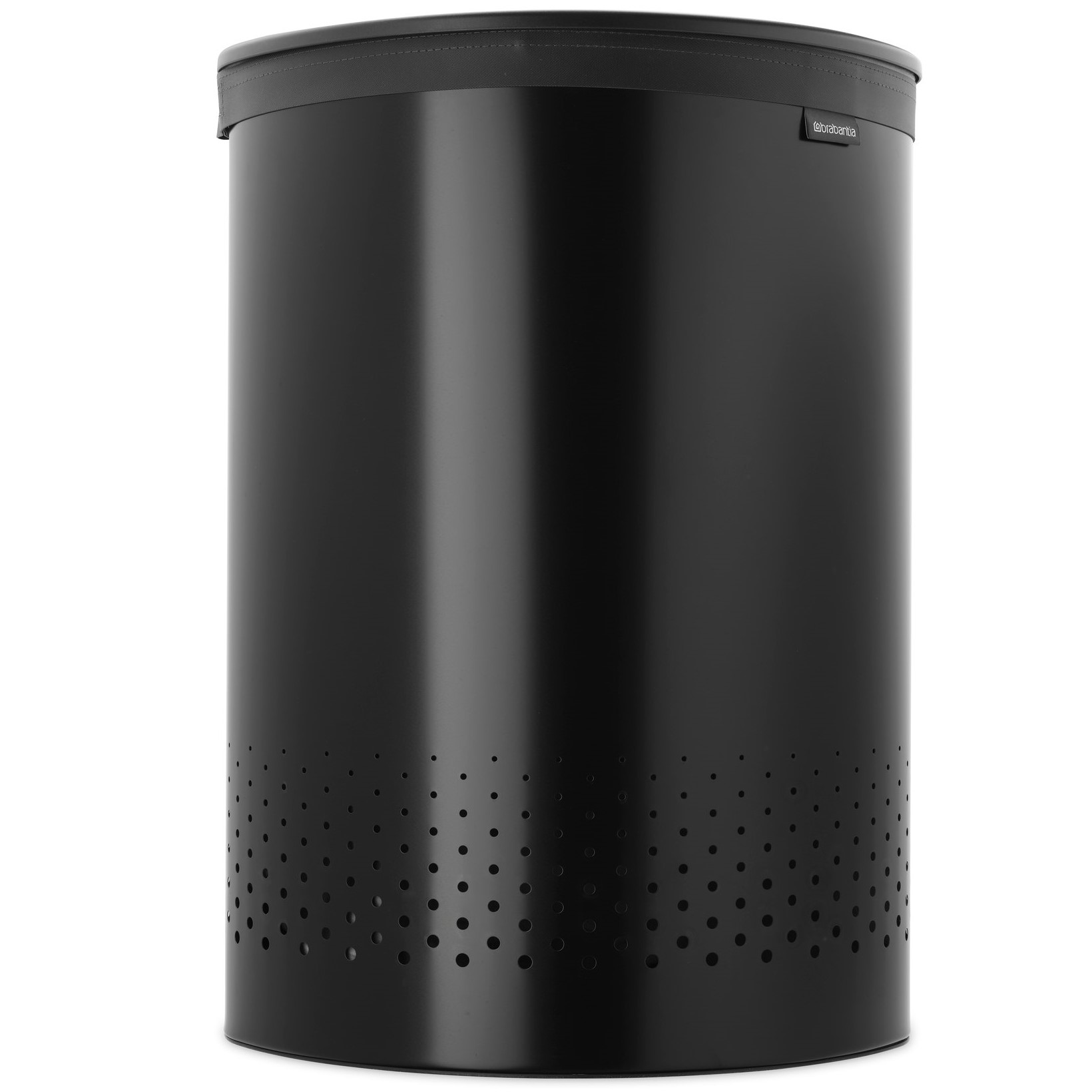 Wasmand SELECTOR 55 l, mat zwart, staal, Brabantia
