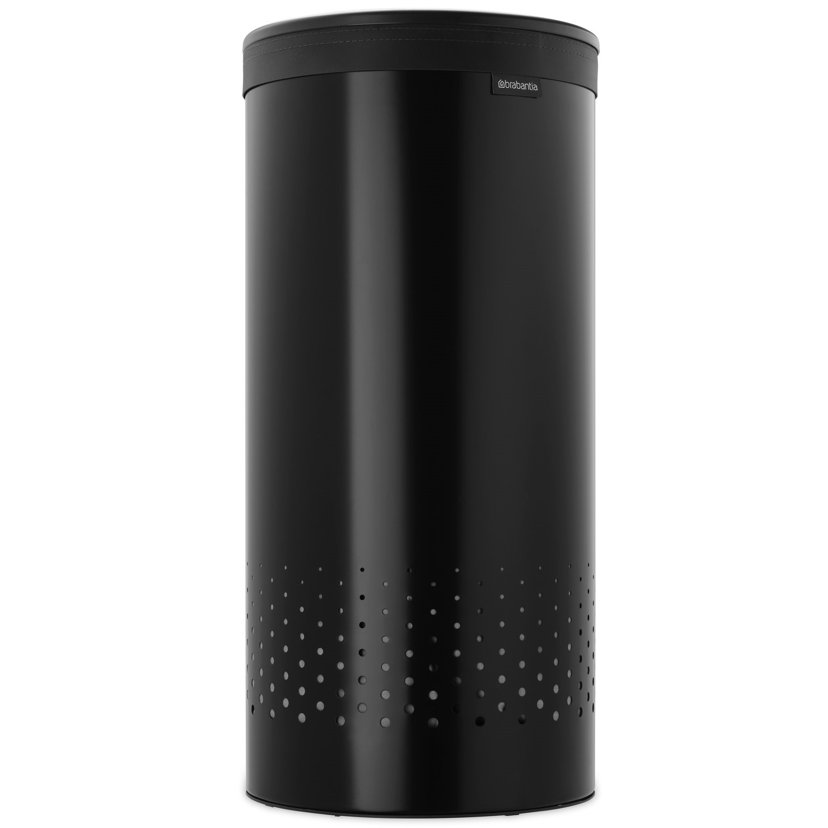 Wasmand 35 l, mat zwart, staal, Brabantia