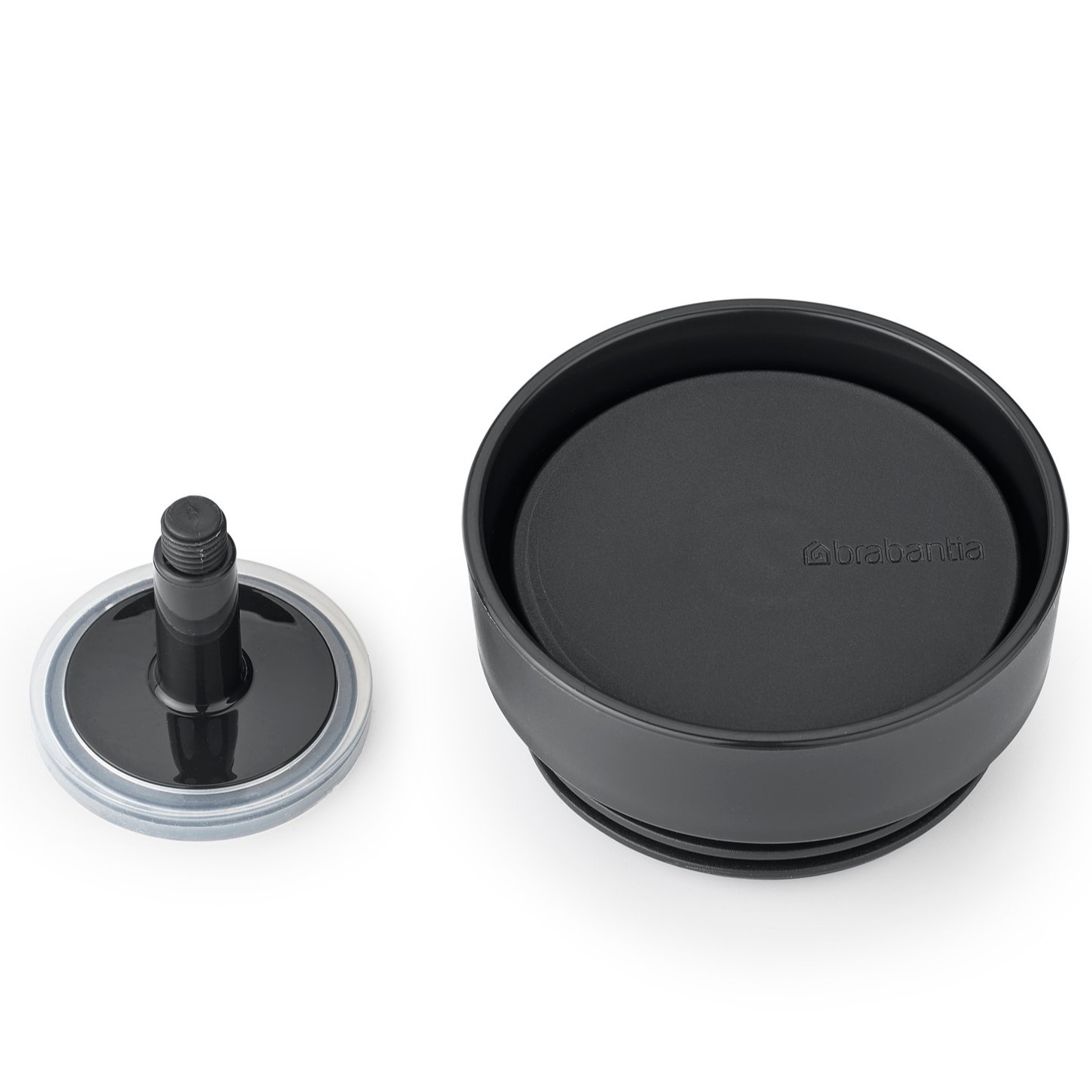 Reisbeker MAKE & TAKE 360 ml, donkergrijs, kunststof, Brabantia