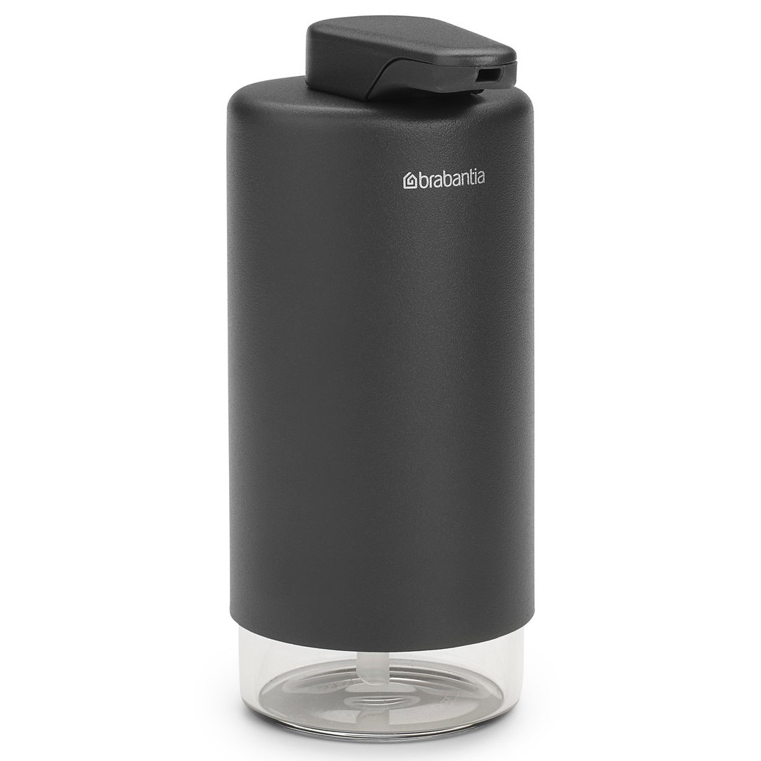 Zeepdispenser SINKSTYLE 200 ml, 2-delig, mineraalgrijs, staal, Brabantia