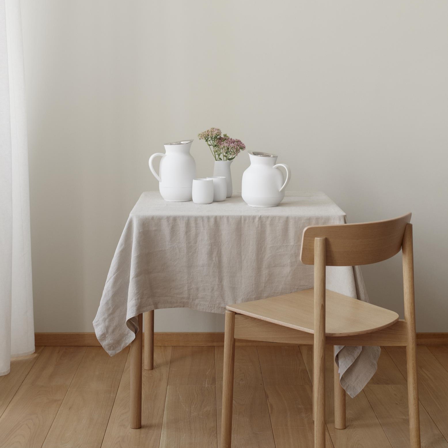 Thermoskan AMPHORA 1 l, 24 cm, wit, kunststof, Stelton