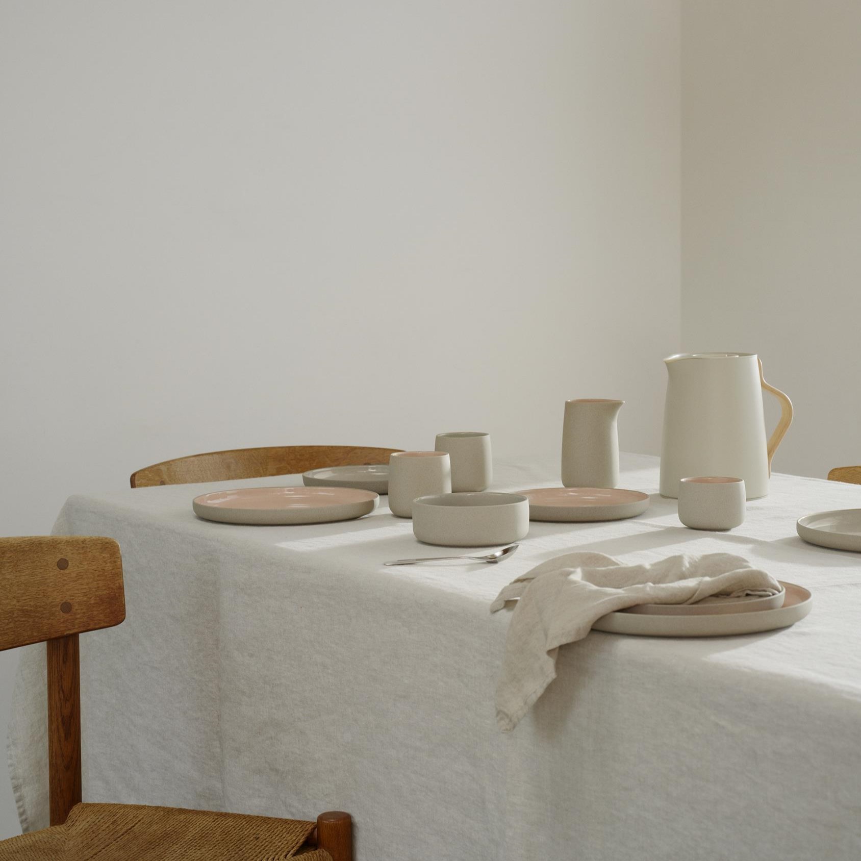 Serveerschaal EMMA 13,5 cm, set van 2 stuks, grijs, keramiek, Stelton