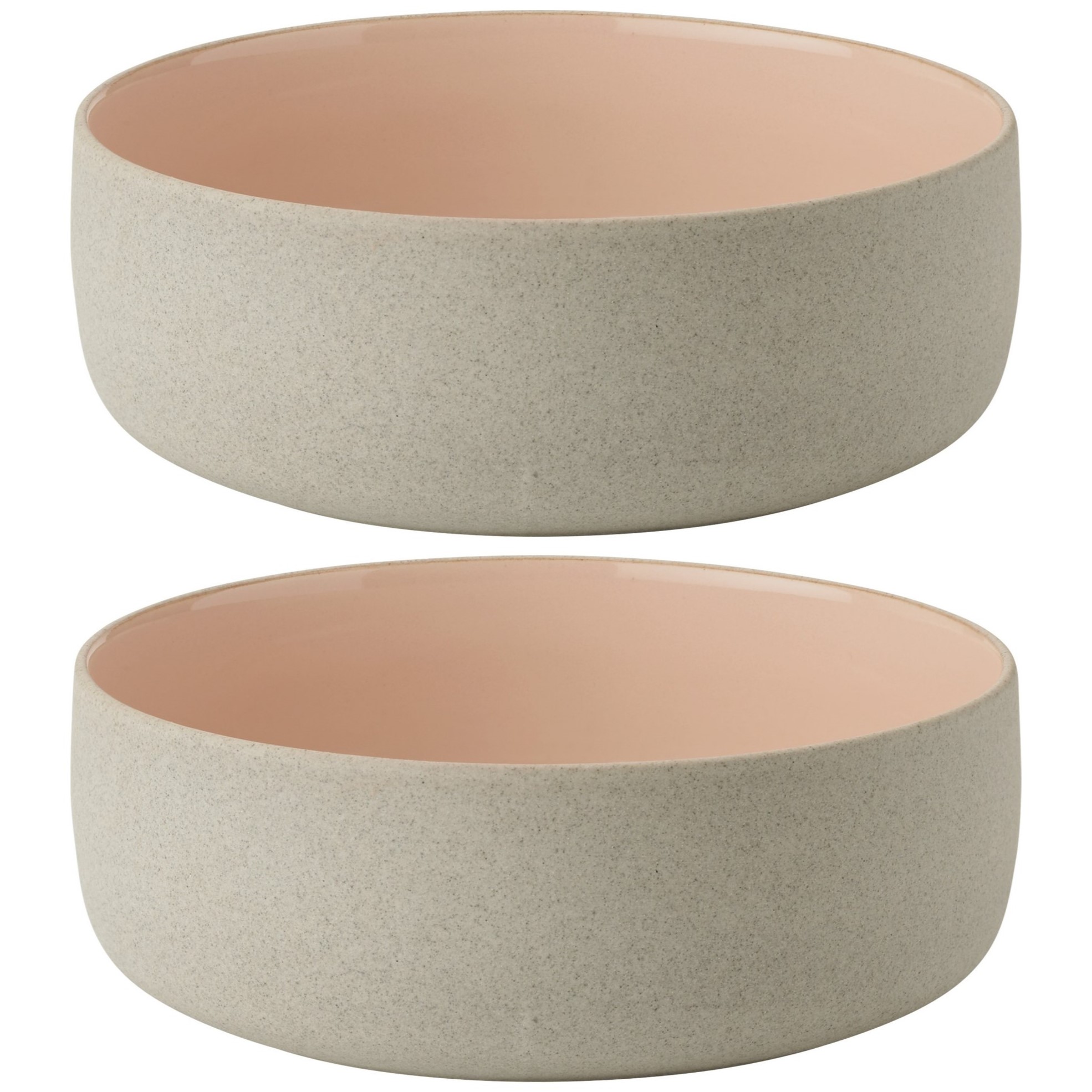 Serveerschaal EMMA 13,5 cm, set van 2 stuks, roos, keramiek, Stelton
