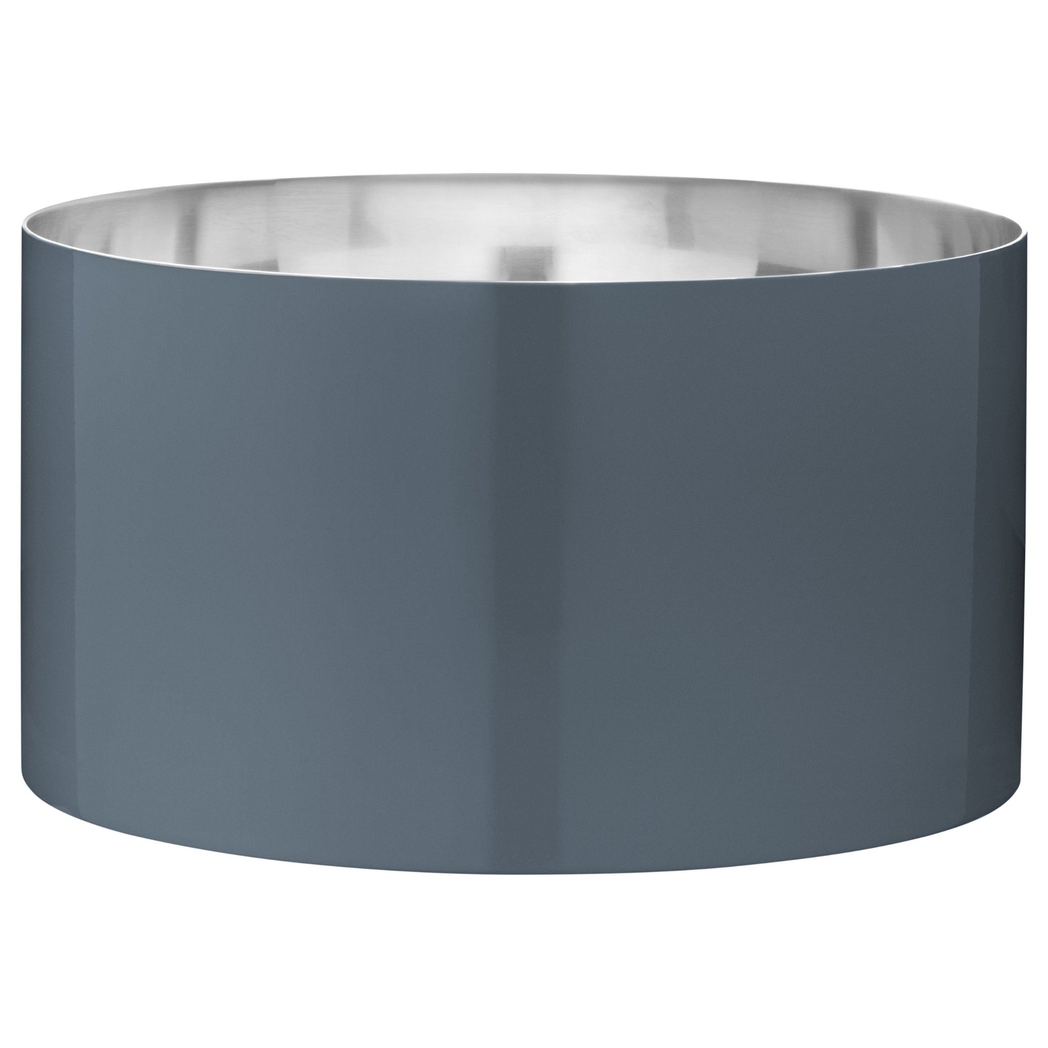 Slaschaal ARNE JACOBSEN 24 cm, oceaanblauw, roestvrij staal, Stelton
