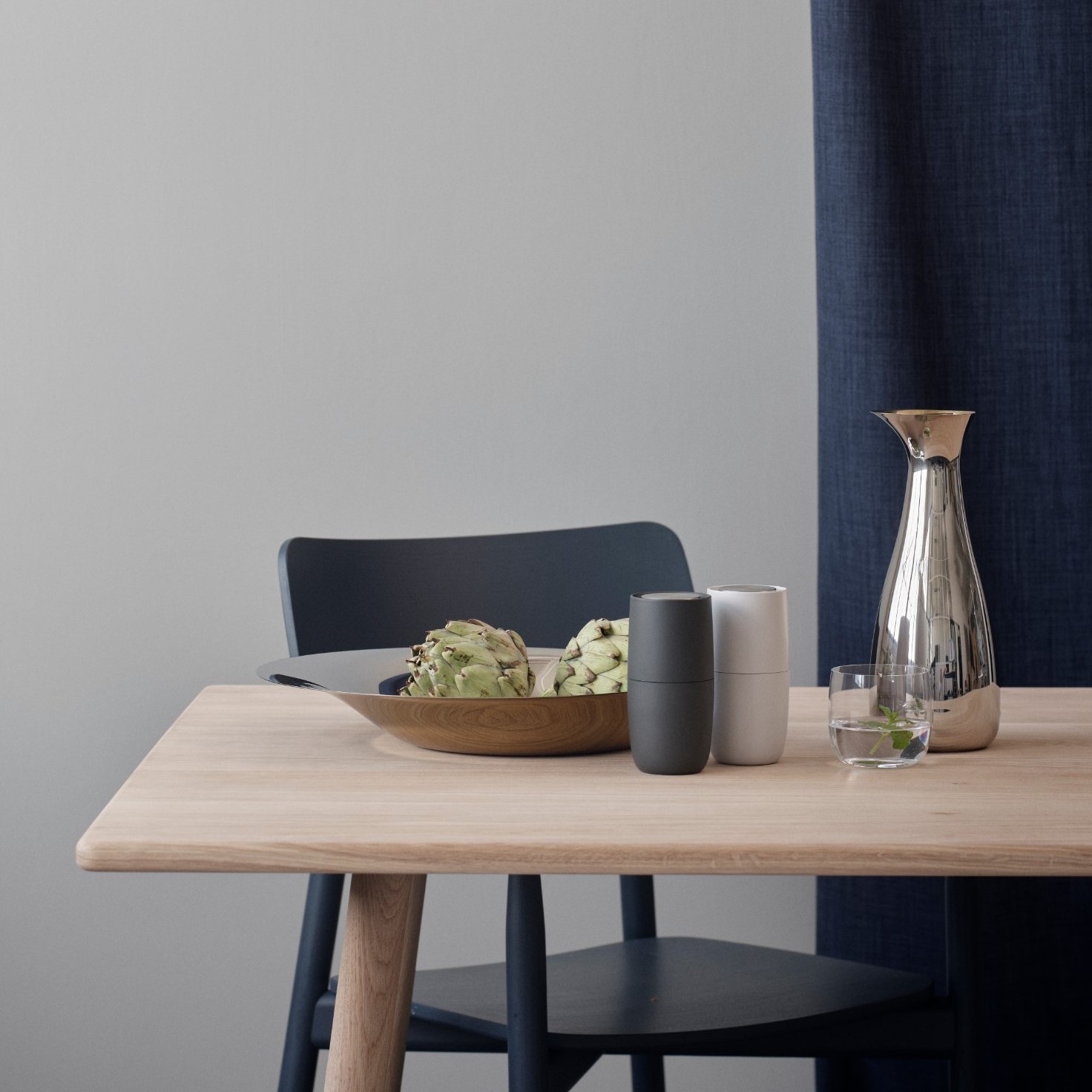 Fruitschaal NORMAN FOSTER 36 cm, zilver/goud, roestvrij staal, Stelton