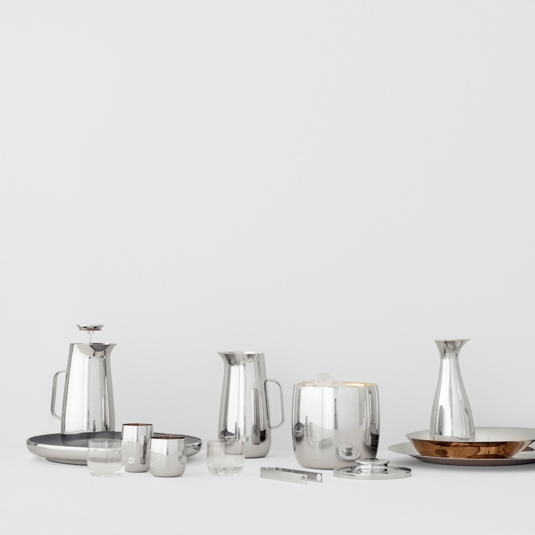 Waterglas NORMAN FOSTER 200 ml, set van 2 stuks, helder, glas, Stelton
