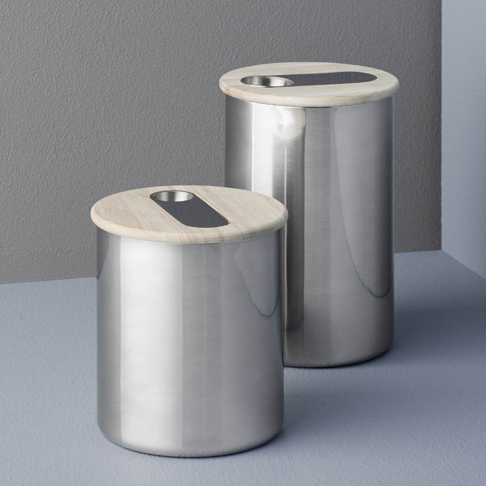 Theebus SCOOP 300 ml, zilver, roestvrij staal, Stelton