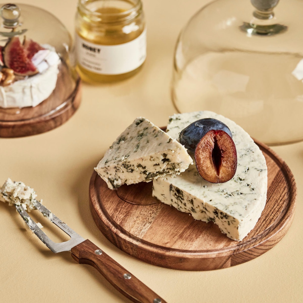 Serveerplank met stolp FROMAGE 18 cm, bruin, hout, Nicolas Vahé
