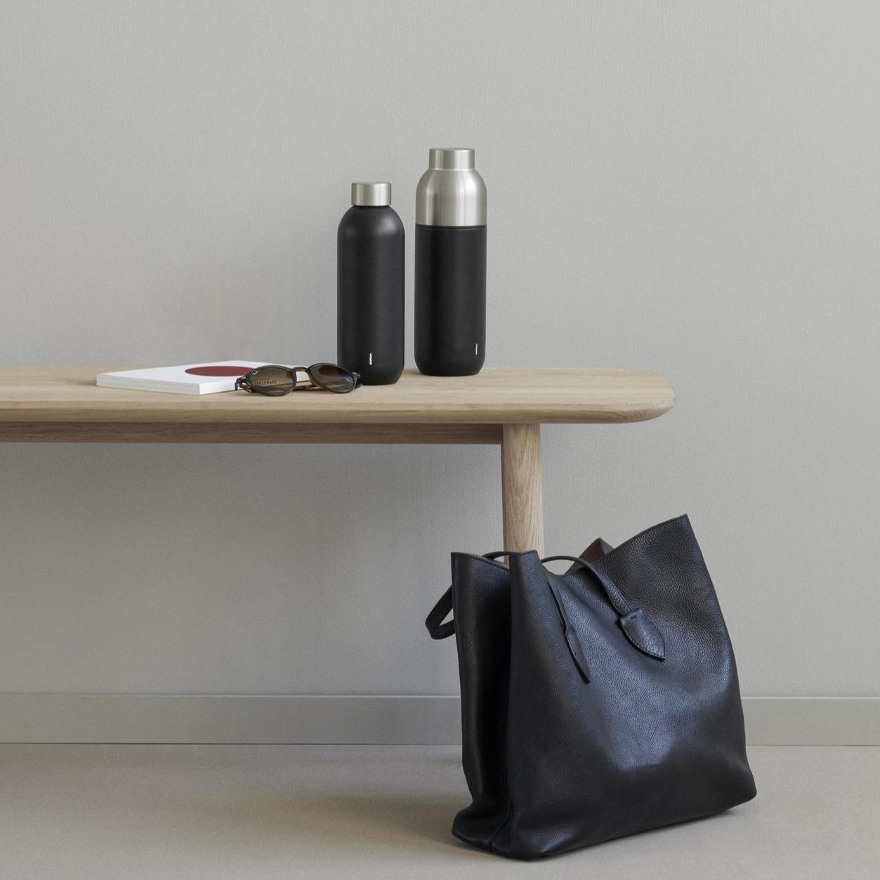 Thermosfles KEEP WARM 0,75 l, zwart, roestvrij staal, Stelton