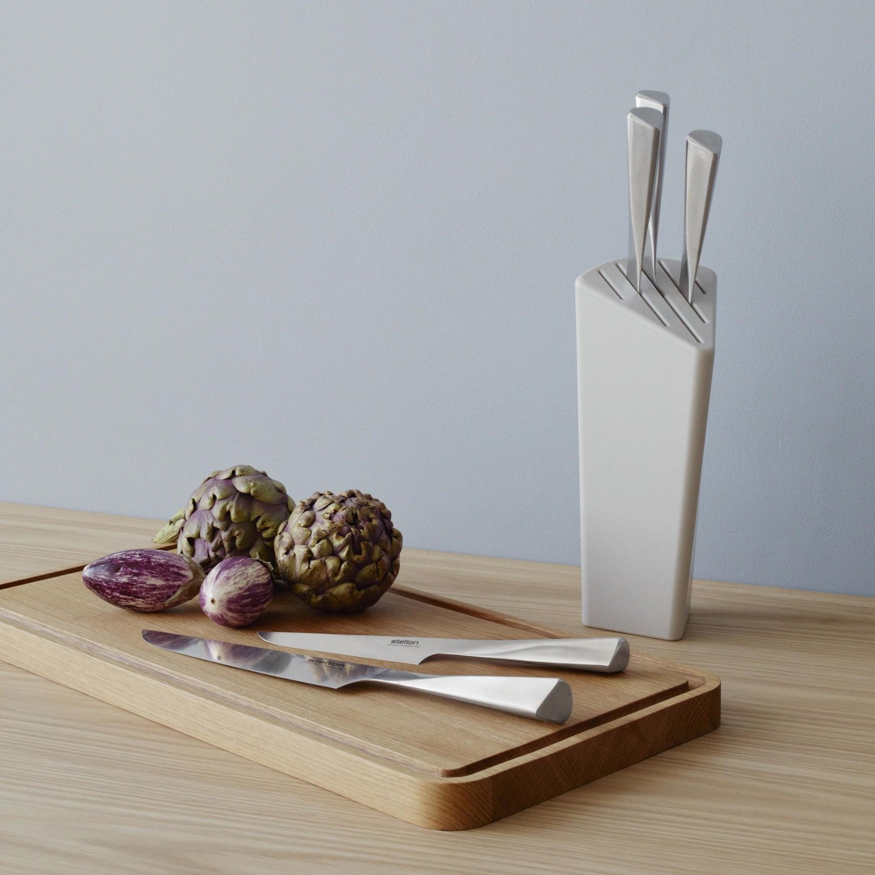 Broodmes TRIGONO 25 cm, zilver, roestvrij staal, Stelton