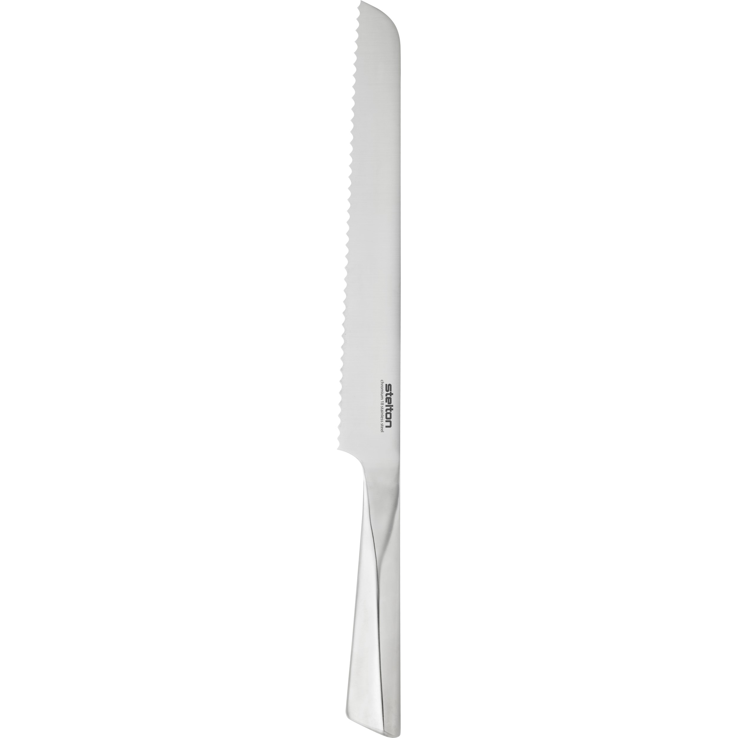 Broodmes TRIGONO 25 cm, zilver, roestvrij staal, Stelton