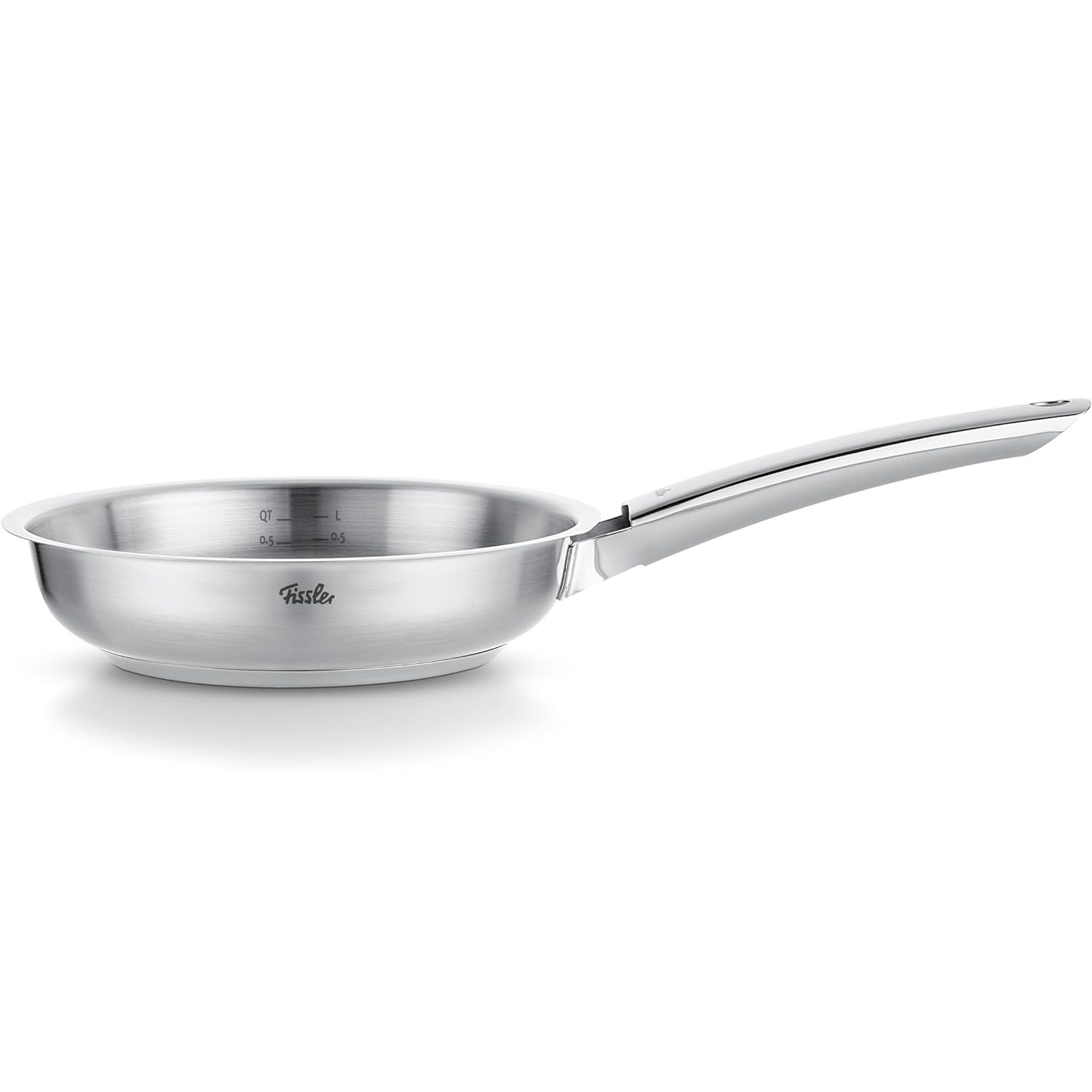 Universele koekenpan PURE 20 cm, zilver, roestvrij staal, Fissler