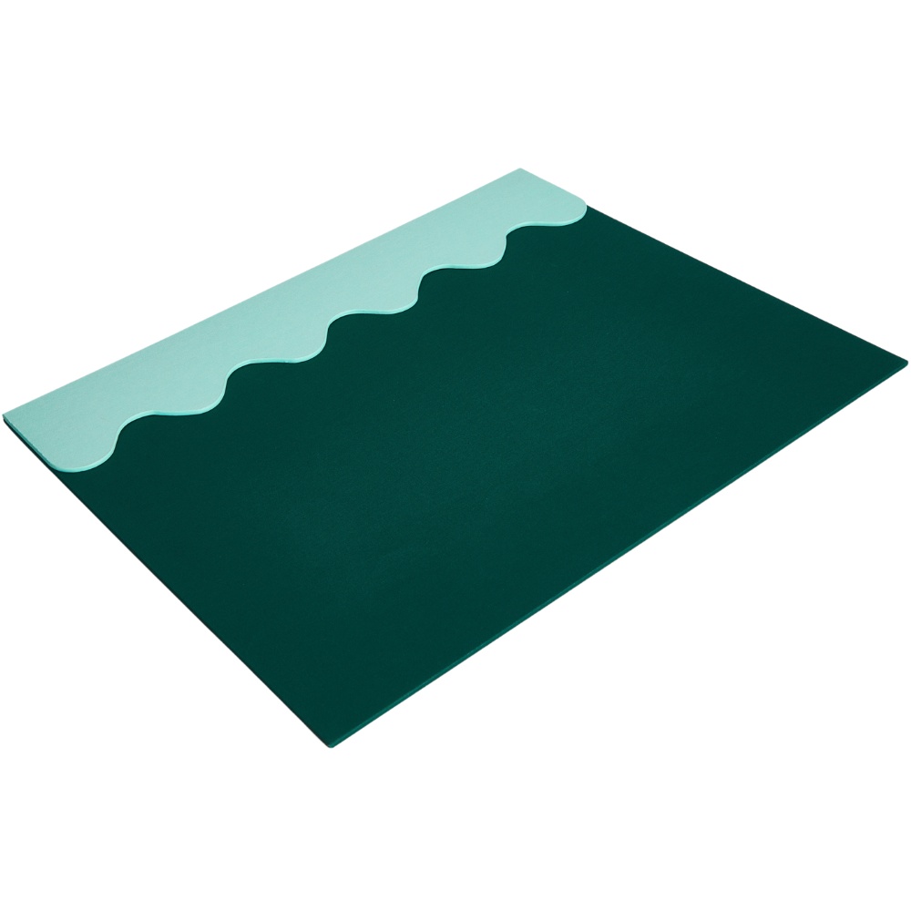 Bureau-onderlegger 40 x 50 cm, groen/turkoois, Printworks