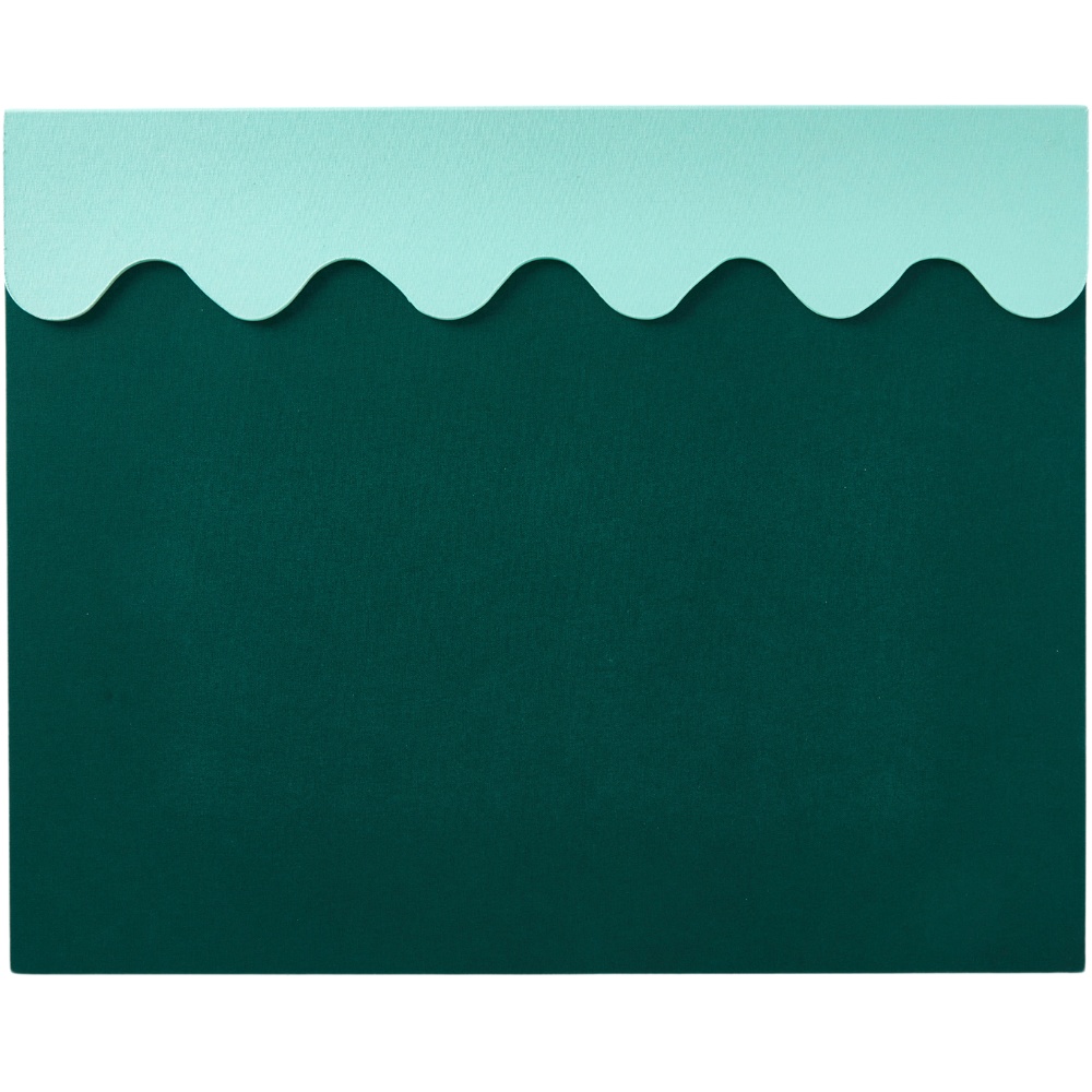 Bureau-onderlegger 40 x 50 cm, groen/turkoois, Printworks