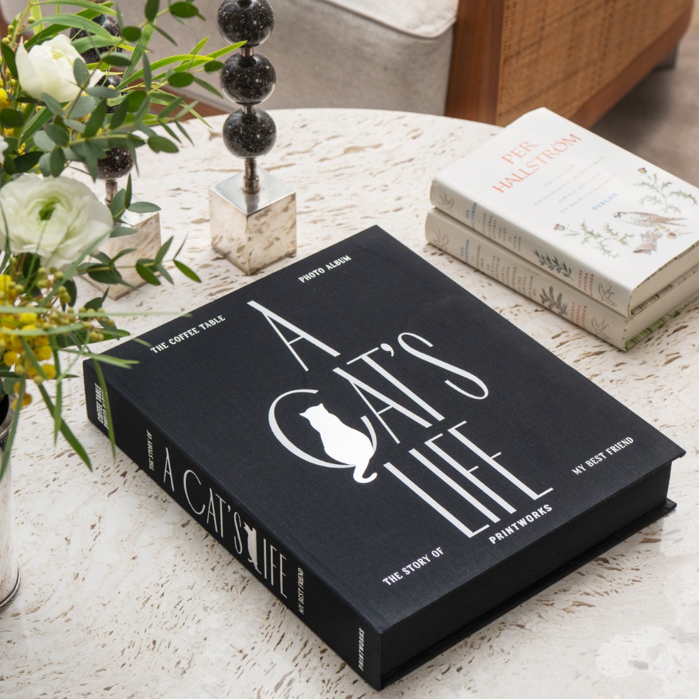 Fotoalbum A CAT´S LIFE, zwart, Printworks