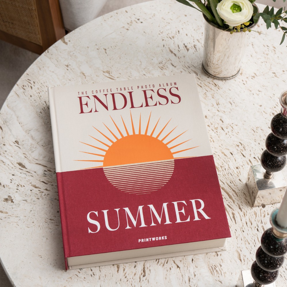 Fotoalbum ENDLESS SUMMER, donkerrrood, Printworks