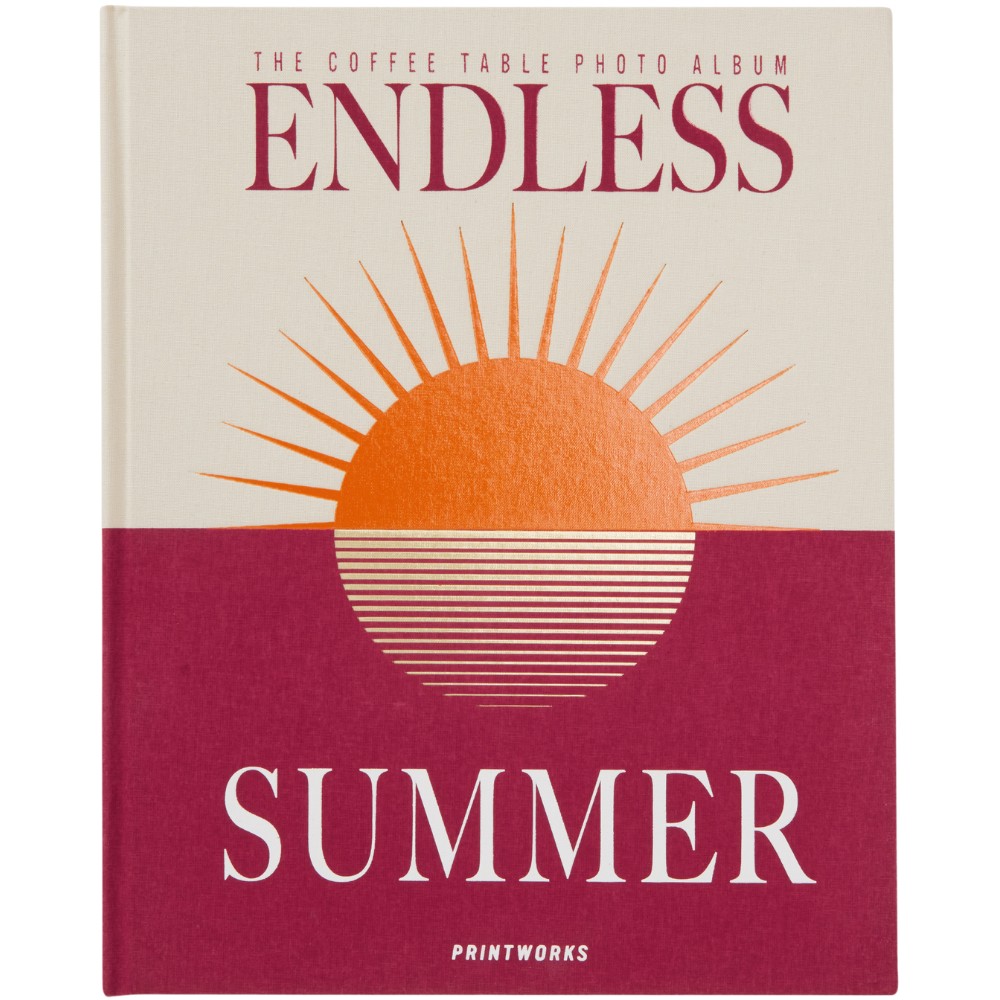 Fotoalbum ENDLESS SUMMER, donkerrrood, Printworks