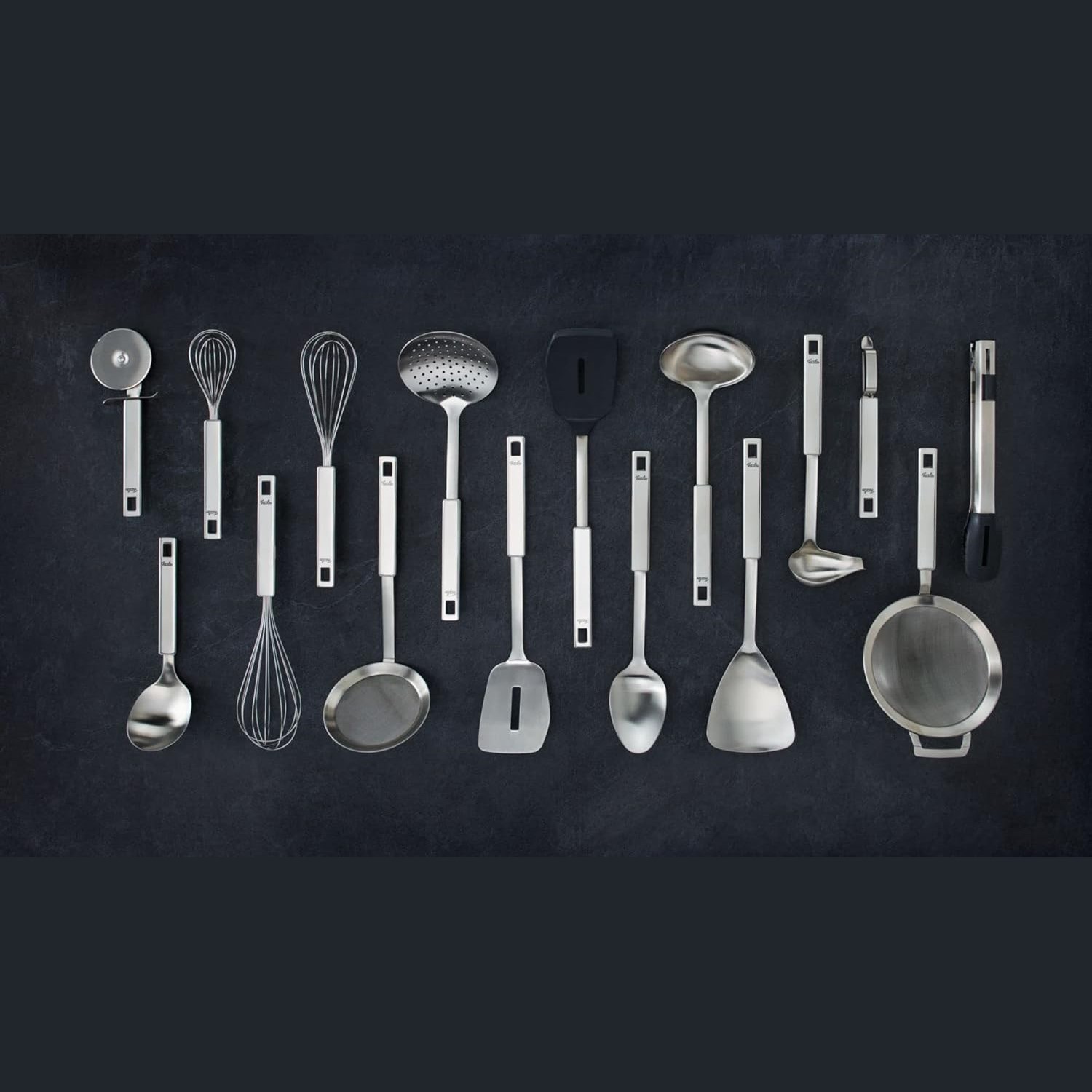 Keukentang ORIGINAL PROFI 28 cm, zilver, roestvrij staal, Fissler