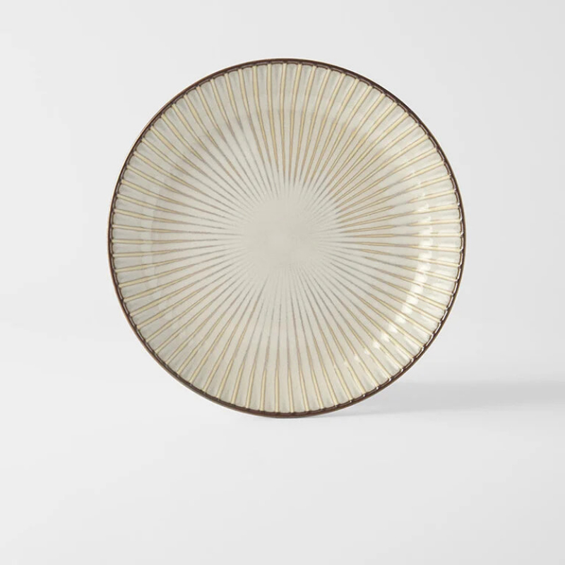 Dineerbord WHITE SENDAN 22,5 cm, wit, keramiek, MIJ