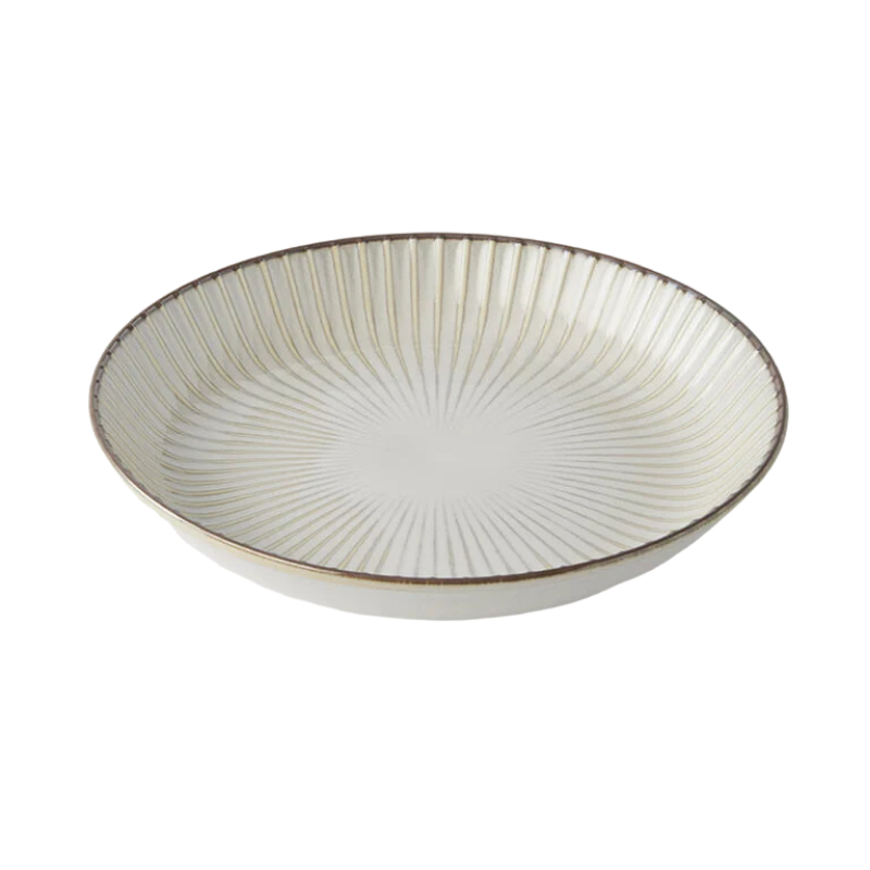 Dineerbord WHITE SENDAN 22,5 cm, wit, keramiek, MIJ