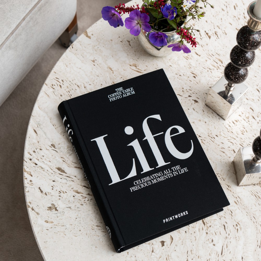 Fotoalbum LIFE, zwart, Printworks