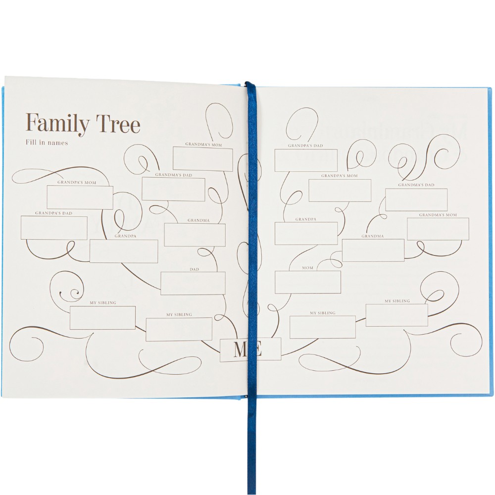 Herinneringsboek ONCE UPON A TIME, blauw, Printworks