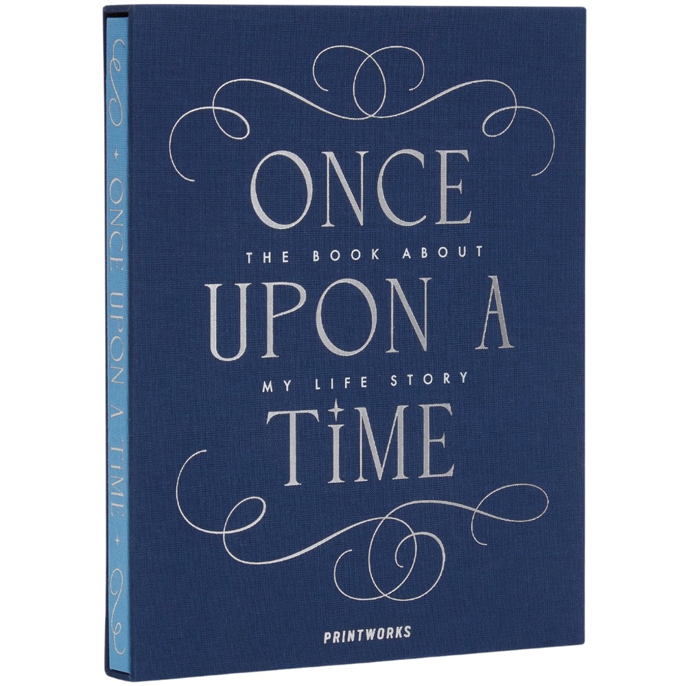 Herinneringsboek ONCE UPON A TIME, blauw, Printworks