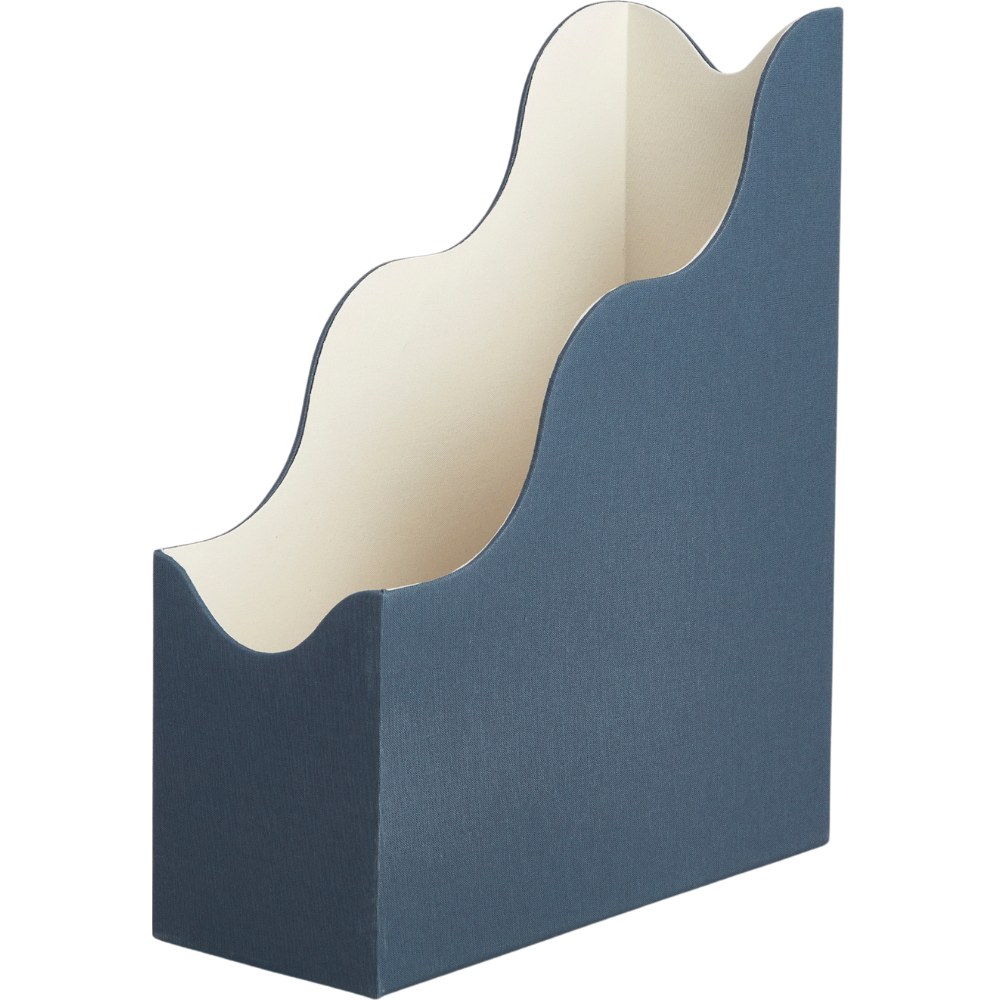 Bureau-organizer 25 x 31 cm, blauw/crème, Printworks